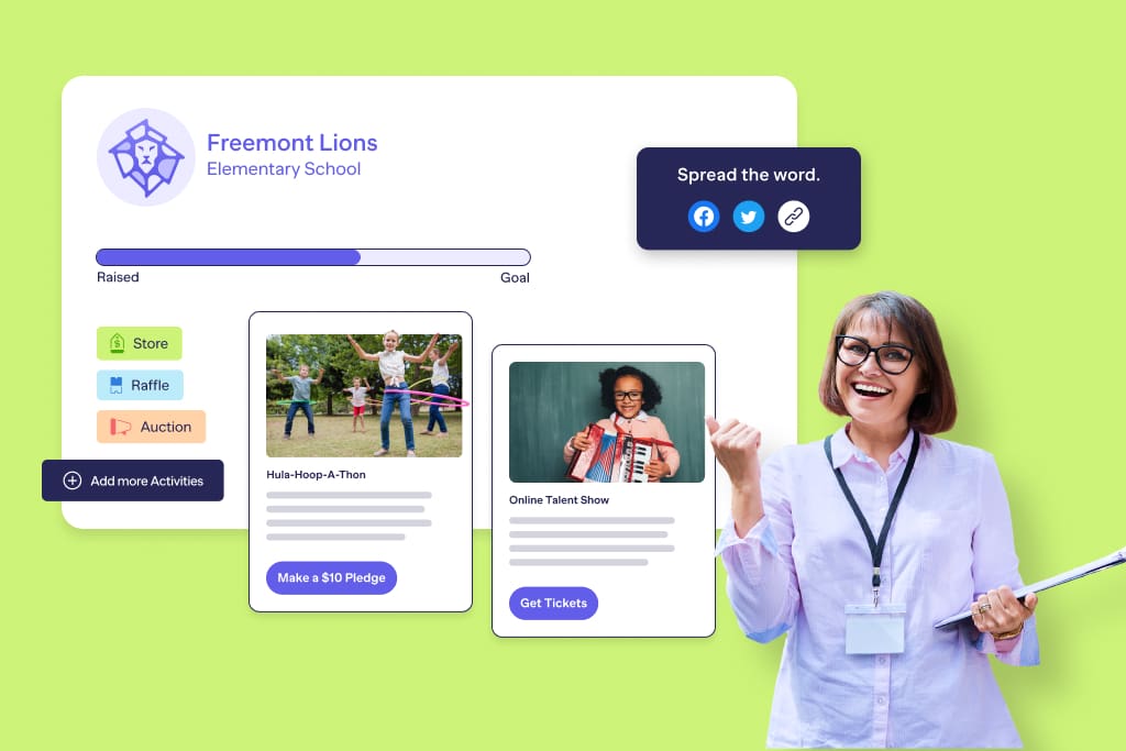 Freemont Lions Fundraising example