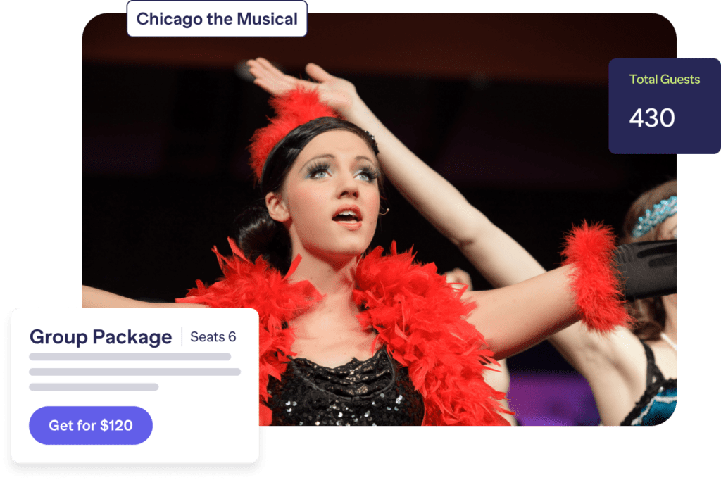 Event Packages Chicago the MusicalEvent example