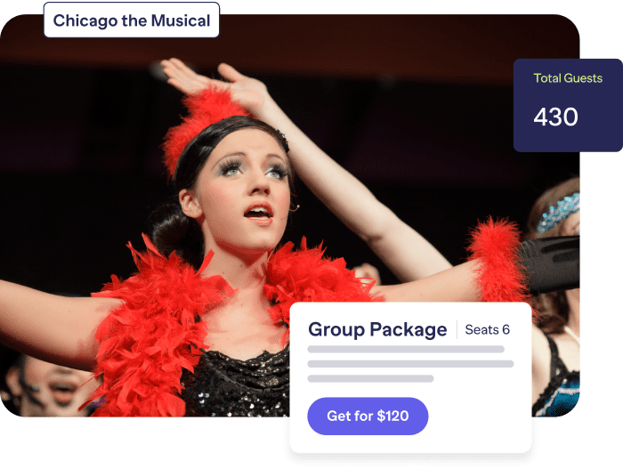 Event Packages Chicago the MusicalEvent example mobile