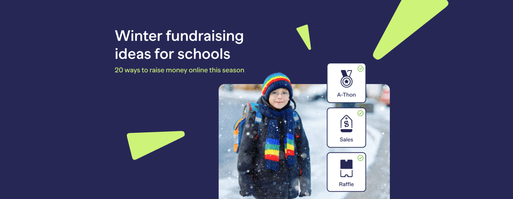 Winter fundraising ideas for schools 20 ways to raise money online this season