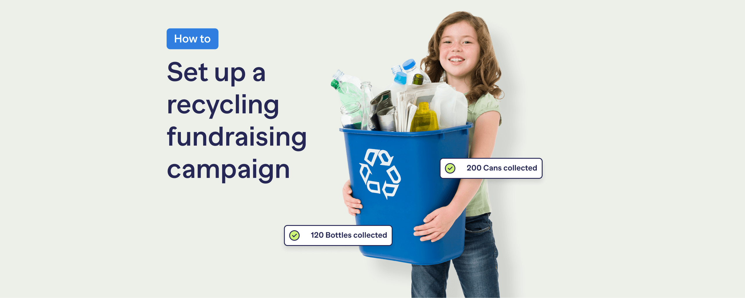 How to set up a recycling fundraising campaign - RallyUp