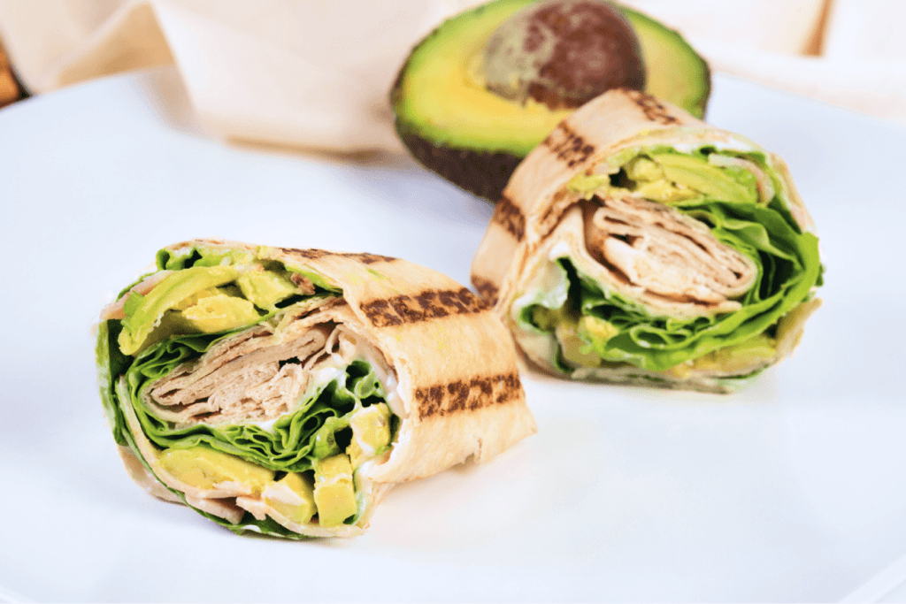 Turkey and avocado roll Ups