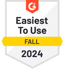 G2 Easiest To Use Fall 2024